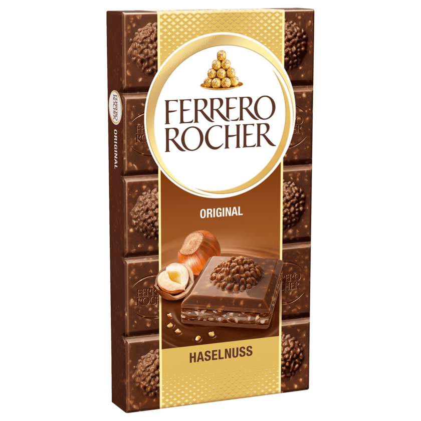 Ferrero Rocher Haselnuss Tafel Original 90g